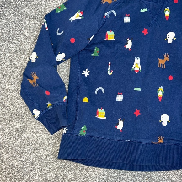 Hanna Andersson Print Crewneck Sweatshirt 6-7 years - Picture 3 of 12